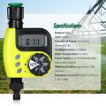 KOGEEK Automatic Water Timer Outdoor Garden Irrigation Controller 1-Outlet Programmable Hose Faucet Timer Garden Automatic Watering Device without B-attery Yellow. 