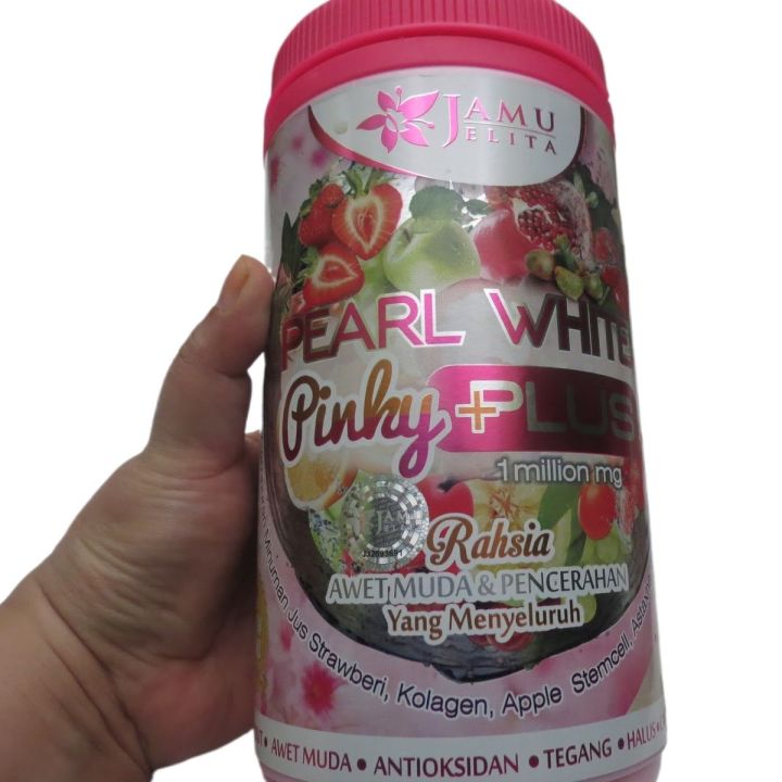 Drinking Pearl White Pinky Plus ppwp Jamu Jelita Woman Whitening ...