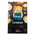 Dilmah Lemon Flavored Black Tea, 20 Tea Bags. 