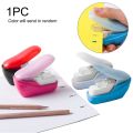 Cute Portable Mini No Nails Students Supplies Stapling Machine School Office Supplies Stapleless Stapler Staple-Free Stapler Stationery. 