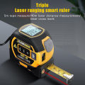 3-in-1 Rangefinder With Led Display Almighty Ruler The High Precision Laser Almighty Ruler Digital Tape Measure Tools. 