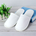 Winter Solid Color Velvet Warm Home Leisure Non-Slip Hotel Disposable Wool Slippers. 