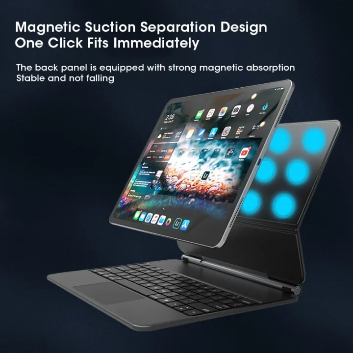 Backlight%20Magic%20Keyboard%20for%20iPad%20Pro%2018%2019%2020%2021%2022%20version%20Gneration%20iPad%20Air5%20iPad%20Air4%20Keyboard%20folio%20Backlit%20Keyboard%20Case%20-%20Image%202