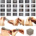 216Pcs 3/5mm Magic Magnet Magnetic Blocks Balls Sphere Cube Beads Puzzle Building Toys for Children Early Education. 