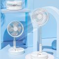 Portable Desk Fan, Rechargeable 7200mAh Battery Operated USB Fan S18 Portable Travel Fans, Adjustable Foldable Fan Pedestal Stand Floor Fan with Remote, 4 Speed Settings. 
