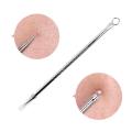 Kelli Stainless Steel Acne Needle Blackhead Remover Tool Kit Pimple Extractor Silver. 