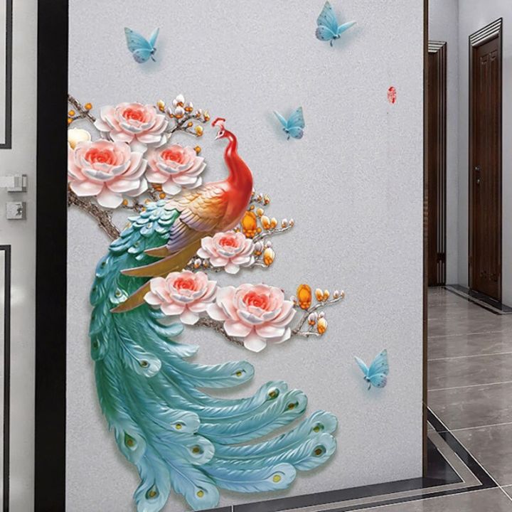A -Z Corner Porch Living Room TV Background Wall Sticker Wallpaper Wall Stickers [70*100cm]