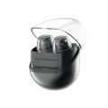 SoundPEATS Clear Dot Wireless Earbuds Bluetooth 5.3, In Ear Earphones Transparent Design with Microphones, IPX4 Waterproof, APP Control for Commute, Sports. 