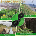 100 Piece Shade Cloth Heavy Duty Lock Grip Removable and Reusable Shade Cloth Plastic Clips Greenhouse Shade Cloth Fix Clamp. 