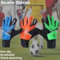 Full Finger Goalkeeper Gloves Football Keeper Protective Glove Outdoor Soccer Goalie Equipment Non-slip Damping Breathable Children adults Sarung tangan penjaga bola sepak. 