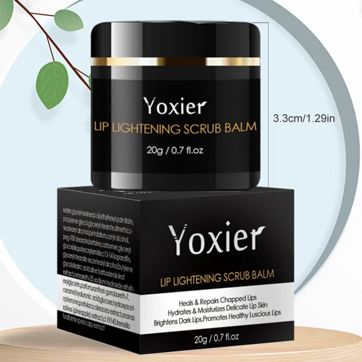 Yoxier%20Lip%20Lightening%20Scrub%20Balm%20Pink%20Fresh%20Bleaching%20Cream%20Remove%20Dark%20Lips%20Moisturizing%20Brightening%20Black%20Lips%20Lips%20Care%2020g%20-%20Image%205