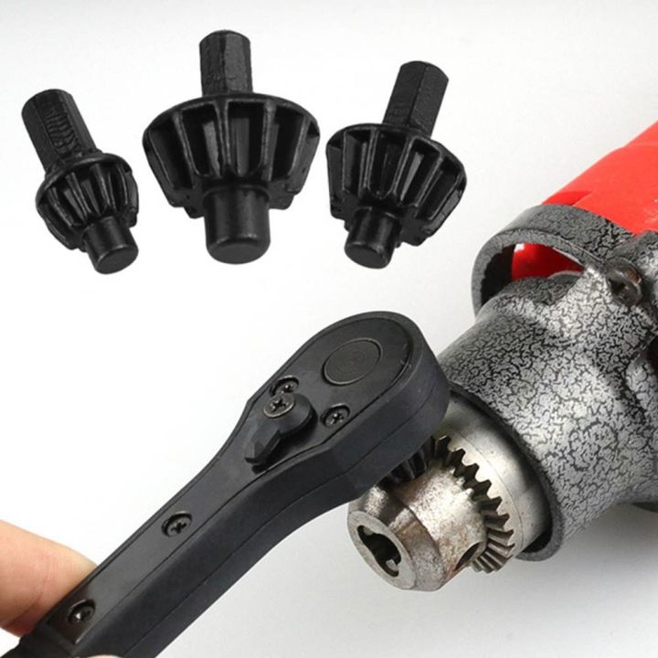 Key Huck Universal Double Head Ratchet Drill Chuck Three-jaw Quick Disassembly ...