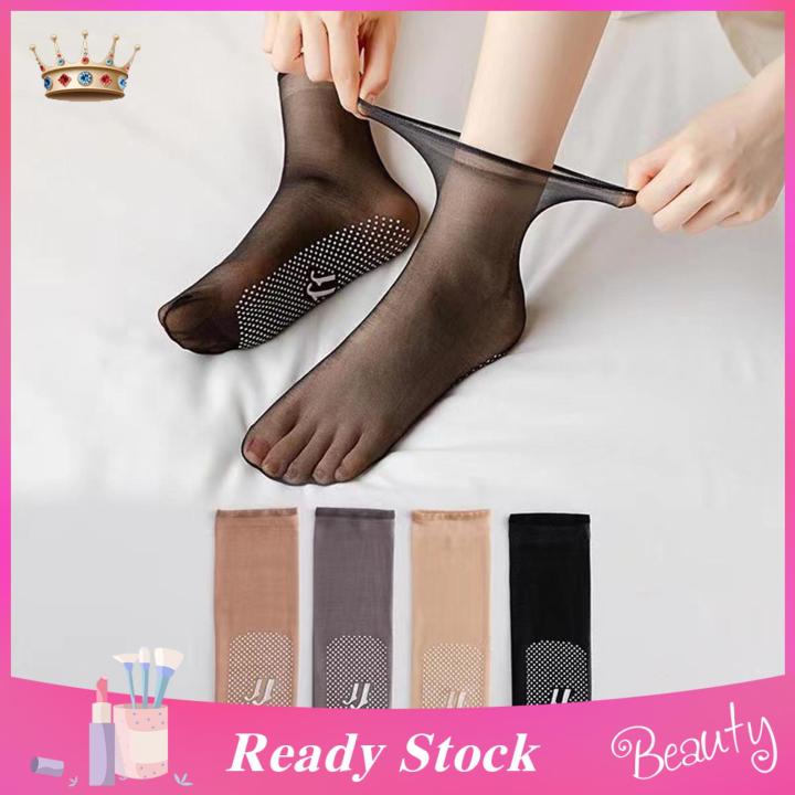 Trendygirl 10 Pairs Short Stockings Transparent Spring Summer Women Soft Socks
