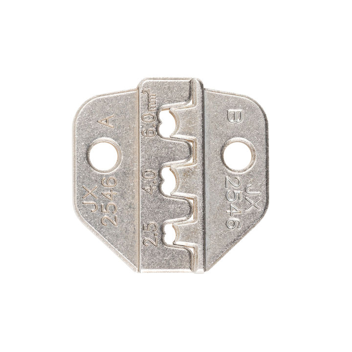 KOGEEK Wire Crimper Crimping Pliers Jaw JX-1601-2546 AWG14-10 2.5-6mm² Bootlace Ferrule Crimpers Cord End Terminal Jaws Mold for Dupont Terminal Clamp Plier Wire Cutting Mould Terminal Head Crimping Tool