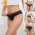 Seamless Lace Briefs Lace Seamless Women's Panties Breathable Anti-septic Underwear Briefs for Thin Underpants. 