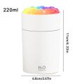 Portable Mini Humidifier, 500ml Small Cool Mist Humidifier, USB Personal Desktop Humidifier for Baby Bedroom Travel Office Home, Auto Shut-Off, 2 Mist Modes, Super Quiet. 