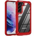 HODON Transparent Back Phone Cases For Samsung Galaxy S26 S25 S24 S23 S22 Ultra S21 S24 Plus Plating Camera Frame Case For A52 A32 Pure Color Bumper Protect. 