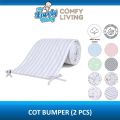 Comfy Living Cot Bumper - 2 pcs - My Lovely Baby. 