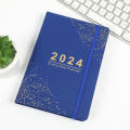 Vintage 2024 Notebook A5 Diary Journal Planner 365 Days Schedule Organizer Portable Notepad Budget Book Korean Stationery. 