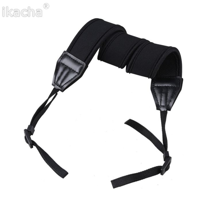 Black Anti-Slip Neoprene Camera shoulder Neck Strap for Canon Universal Camcorder Belt for DSLR Camera for Nikon