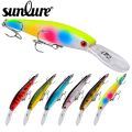 【ETOP】Sunlure 5 Topwater Minnow Lures 12.5cm-14g Floating Fishing Lures Noisy Hard Baits Artificial Wobblers Crankbaits Pesca Isca. 