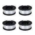 4 Pcs Line String Trimmer Multifunctional Autofeed Weed Grass Trimmer Replacement Spool for BLACK+DECKER AF-100-3ZP. 