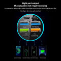 【Top Selling Item】 8-Port Car Charger 4USB+4Type-C PD Charging Truck Vehicles Phone Adapter For Android Phone For.