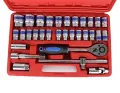 32PCS 1/2'' DR Box Socket Set Box Spanner Set Wrench Tools Set. 