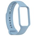 (COD Avail)For Xiaomi Mi Band 8 Active Solid Color Integrated Silicone Watch Band. 