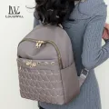 LouisWill Women’s Backpack Shoulder Bag Rivet Decoration Design Large Capacity Diamond Grid Backpack Lightweight Laptop Backpack Casual Zipper Packs Waterproof For Girls Teens Women’ Fashion Travel Study. 