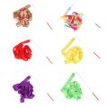 2m Gym Dance Ribbons Rhythmic Equipment Gymnastics Rainbow Stick Twirler Art Ballet Streamer for Kids. 