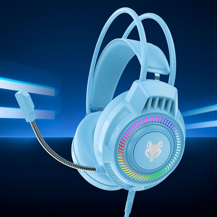 【DM bag factory Store】Head-mounted Gaming Wired Headset With Microphone ...