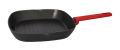 Black Grilling Pan With Red Handle 26cm. 