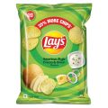 Lay's Potato Chips 50g/52g, American Style Cream & Onion Flavour, Crunchy Chips & Snacks (weight may vary)   (FROM INDIA) SAM. 