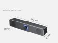 Smart Wired Multifunction Desktop USB Speaker -  E-3511. 