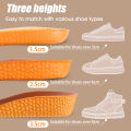 Orange Memory Height Increase Foam Insoles For Shoes Breathable Cushion Running Insoles For Men Women Orthopedic Insoles. 