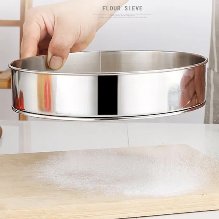 Round%20Screened%20Strainer%20Stainless%20Steel%20Flour%20Sieve%20Hand-Baking%20Pastry%20Kitchen%20Food%20Tools%20Tea%20Sugar%20Fine%20Mesh%20Sifter%2015cm-30cm%20-%20Image%202