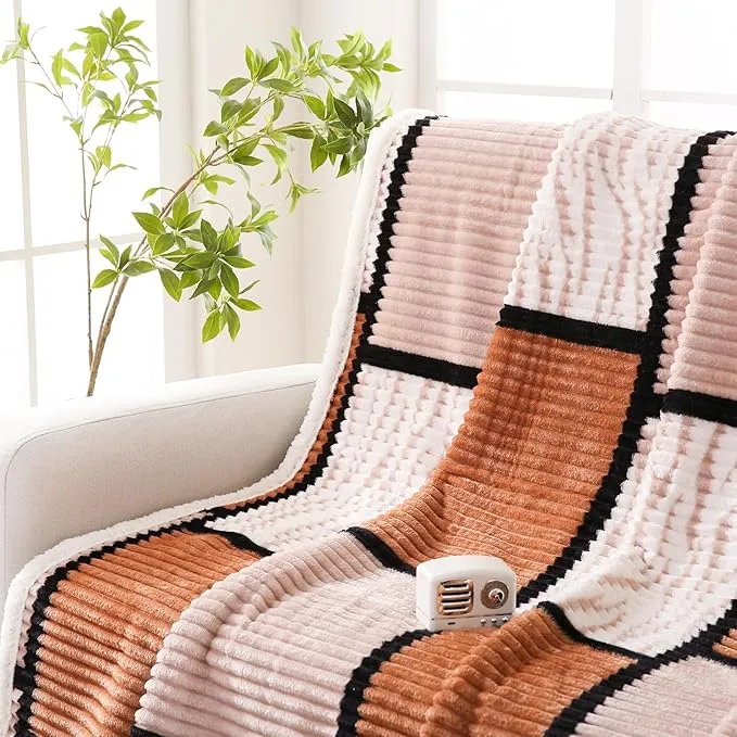 Ribbed%20Blanket%20Plain%20Dyed%20/%20Warm%20Blanket%20-%20Image%205