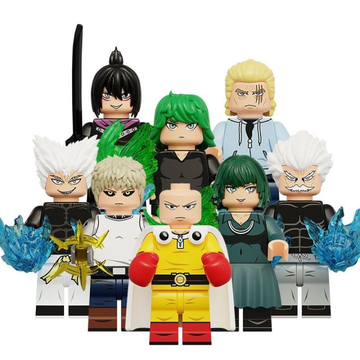 Toy Stack Animated 【FutureCrossing】Compatible LEGO Cartoon Punch Man Genos Genos Tornado ...