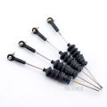 1pcs Rc Model Boat Push Rod Kit Include M2 Rod End Rubber Bellows Box Sealsm2 Pull Rod For Servo Push Rod Seal To Rudder. 