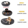 Dog Sleeping Bed/Round Super Soft Pet Bed/ Diameter 110cm. 
