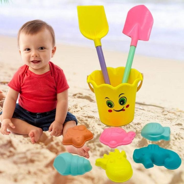9Pcs/Set Summer Beach Toys Kids Sand Molde Tools Set Sand - Main Image