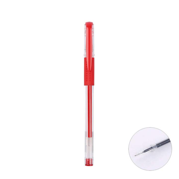 0.5mm Ballpoint Pen Black Blue Red Refill Ink Color Students School Office Stationery