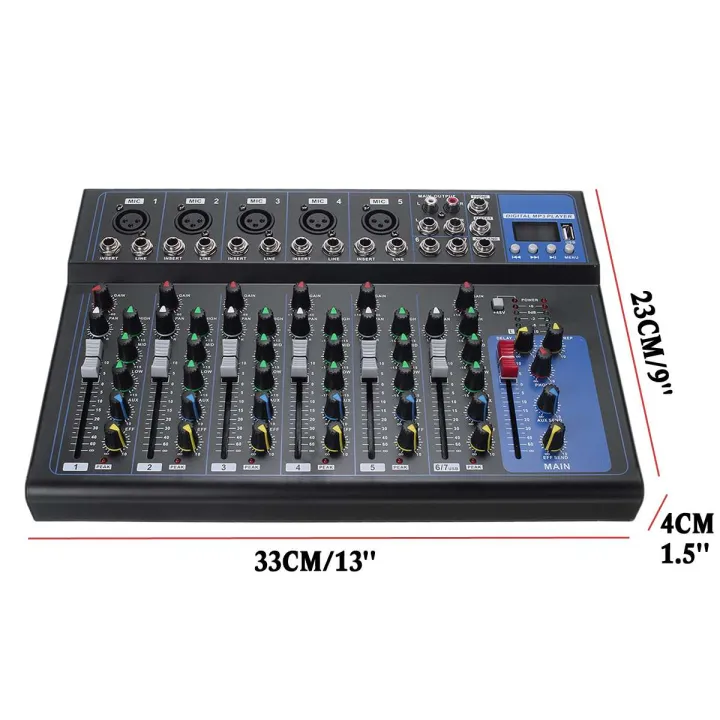 Yamaha%20F7-USB-BLK%207%20Channel%20Professional%20Mixer%20MP3%20player%20with%20USB%20port,%20Bluetooth%20(Black)%20-%20Image%204
