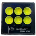COB LED Flood Light 300W Waterproof Outdoor Flood Light with 6500K Cool White Light for Garden, Playground, Warehouse, Billboard, Street-Black. 