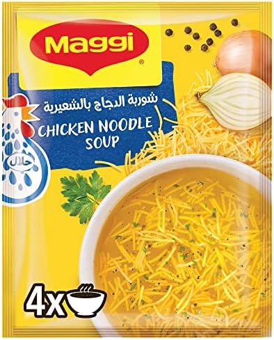 Maggi Chicken Noodle Soup Sachet, 60G, 60.0 gram(FROM DUBAI)NUSS