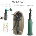 Multi functional portable water filter for outdoor emergency water purification. 