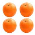 4 Pcs Soft Plastic Simulation Orange Fruit Home Decoration Burgundy. 