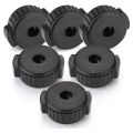6 PCS Plastic Cymbal Nuts,Quick-Set Cymbal Nut for Percussion Drum Kit,Percussion Replacement Parts. 