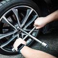 Cross Wheel Lug Wrench Wheel Tire Spanner Car Repair Tool - 17 - 19 - 21 - 23mm. 